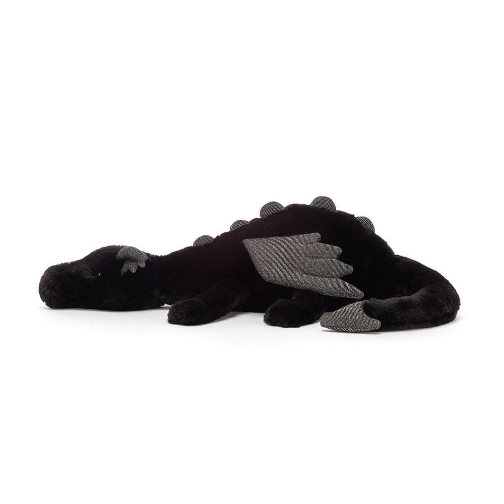 Animals Jellycat Onyx Dragon 4.7in x 5.5in x 19.7in Negros | México  6201CKNUM