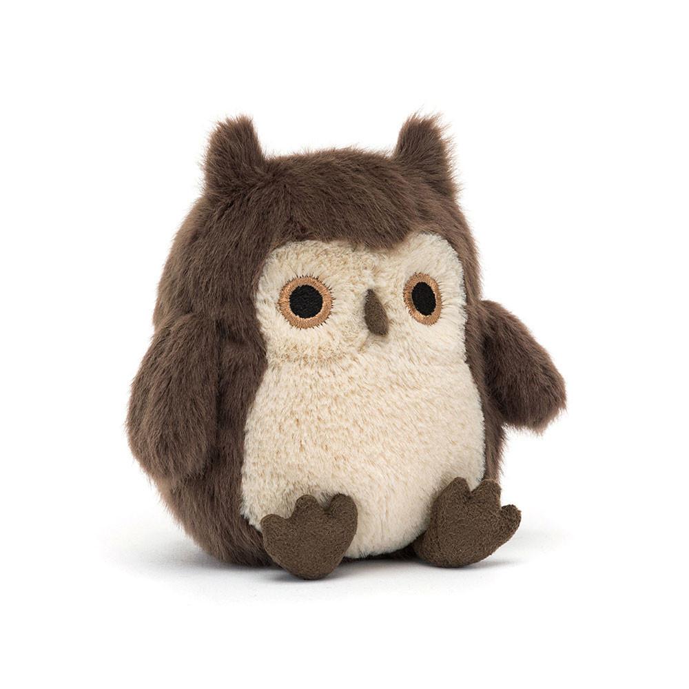 Animals Jellycat Owling 11cm x 7cm x 6cm Marrom | México  4502RHAVF