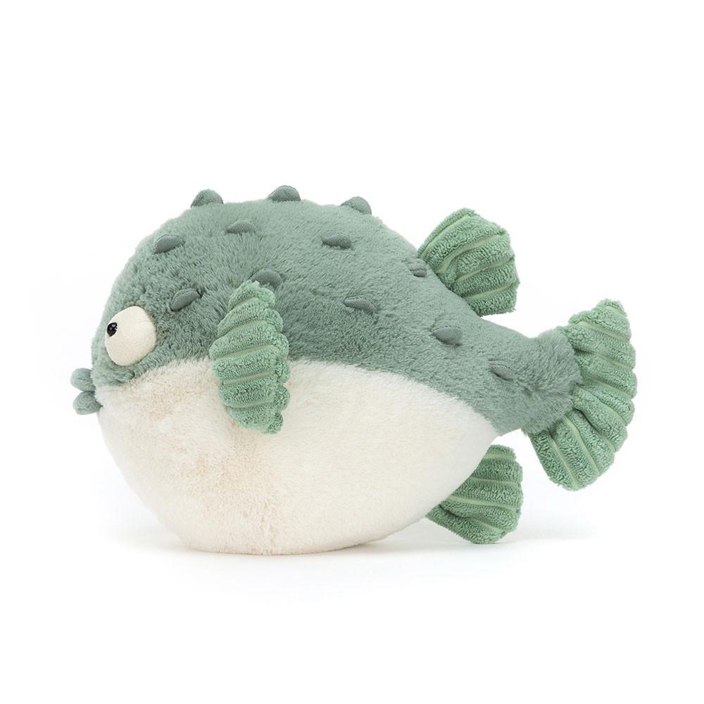 Animals Jellycat Pacey Pufferfish 16cm x 12cm x 23cm Verdes | México  9634AYXGP
