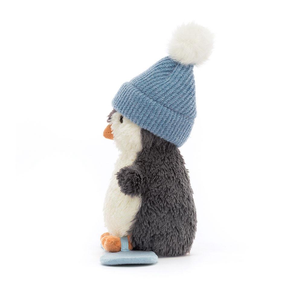 Animals Jellycat Peanut Penguin Snowboarding 12cm x 18cm x 4cm Negros | México  1834YZPID
