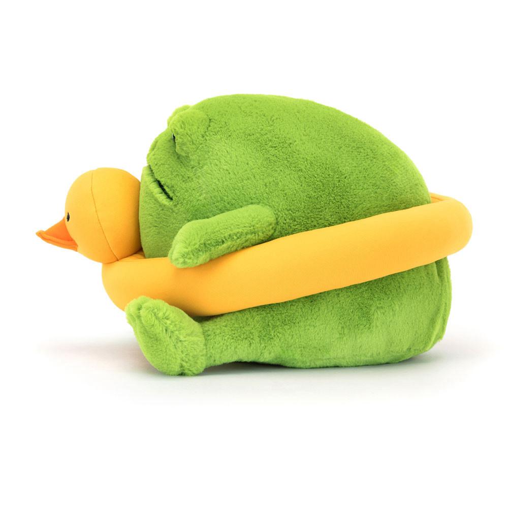 Animals Jellycat Ricky Rain Frog Rubber Ring 15cm x 17cm x 18cm Verdes | México  0758ONPRL