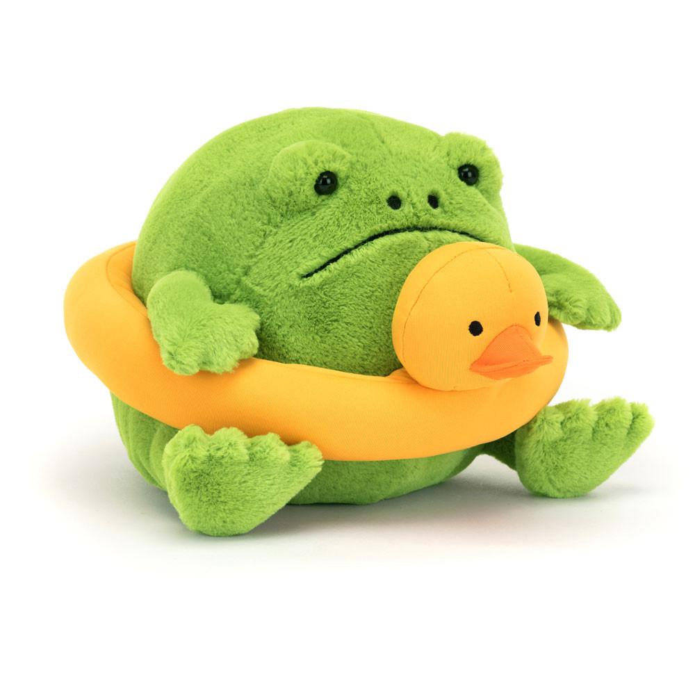 Animals Jellycat Ricky Rain Frog Rubber Ring 15cm x 17cm x 18cm Verdes | México  0758ONPRL