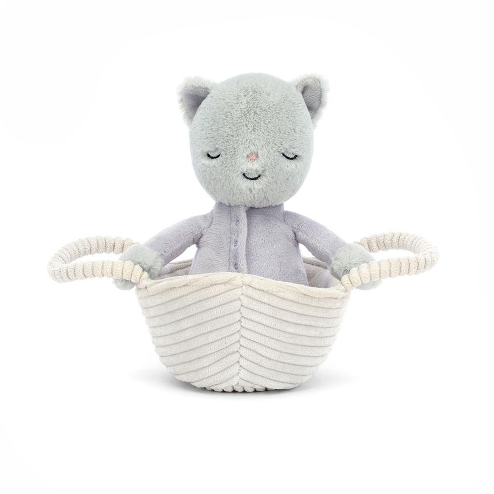 Animals Jellycat Rock-a-Bye Kitten 12cm x 9cm x 20cm Grises | México  9527ACIRH