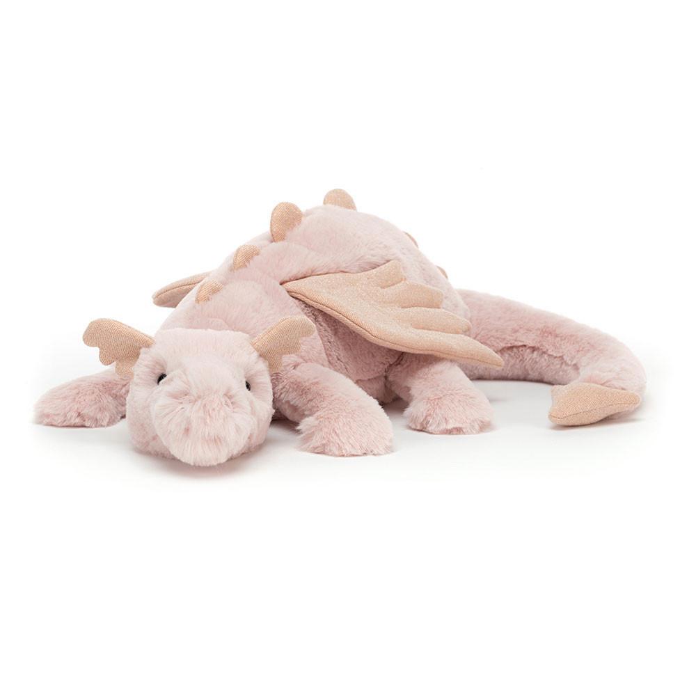 Animals Jellycat Rose Dragon 12cm x 14cm x 50cm Rosas | México  3827KJWPZ