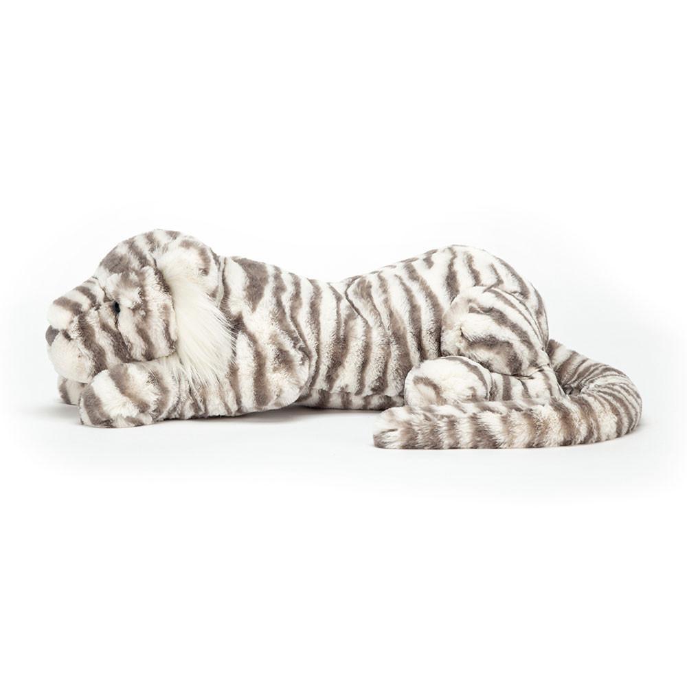 Animals Jellycat Sacha Snow Tiger 13cm x 14cm x 36cm Blancos | México  8935SPOCR