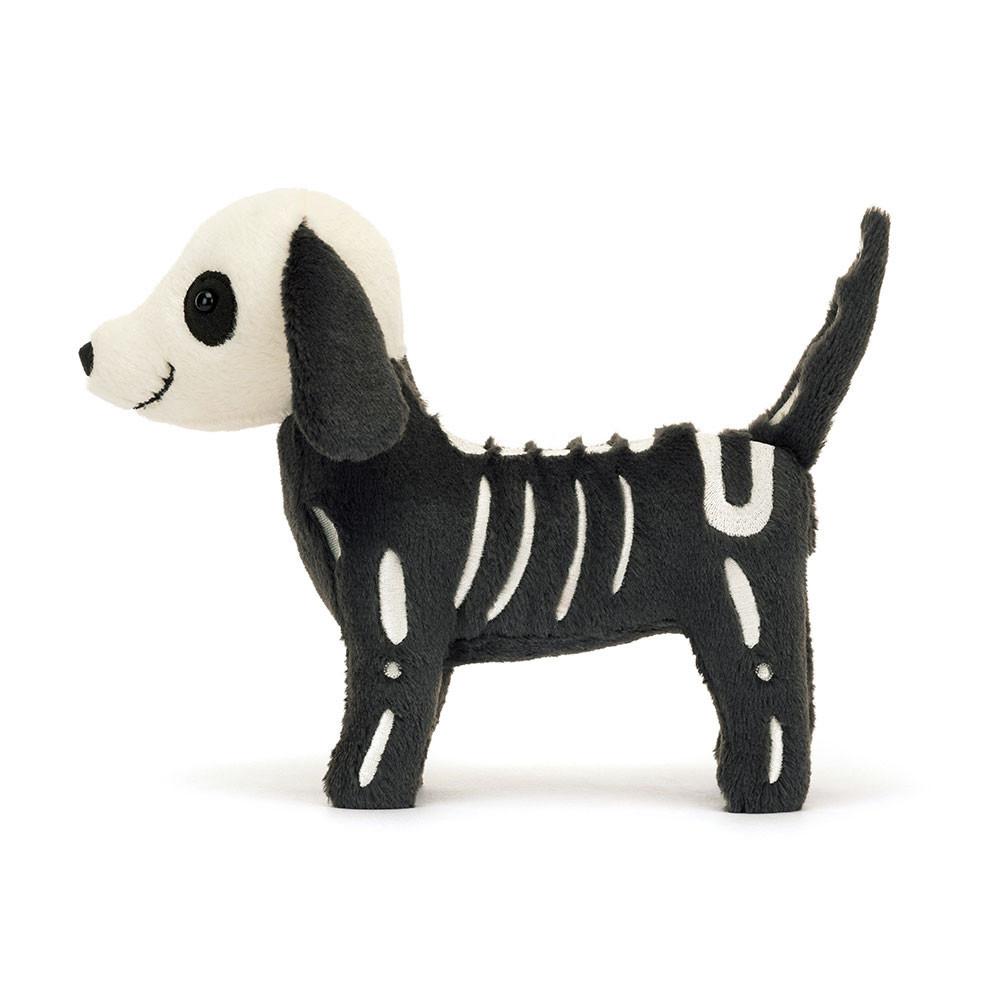 Animals Jellycat Skeledog Dan 6.3in x 2.4in x 8.7in Negros | México  7162NIWTY