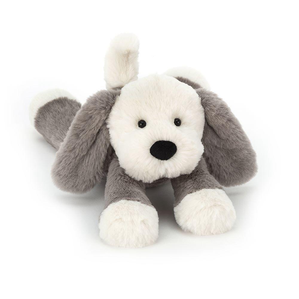 Animals Jellycat Smudge Puppy 5.1in x 4.3in x 9.4in Grises | México  7698CMLUS