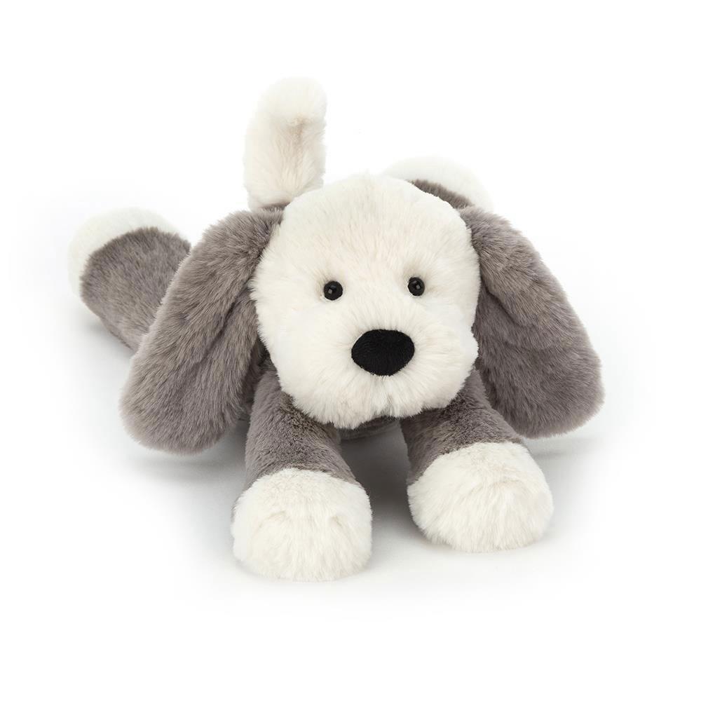 Animals Jellycat Smudge Puppy 5.1in x 4.3in x 9.4in Grises | México  7698CMLUS