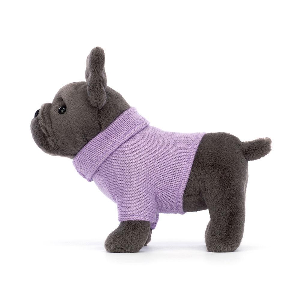 Animals Jellycat Sweater French Bulldog Purple 6.7in x 2.8in x 7.5in Grises | México  5639AKTNS