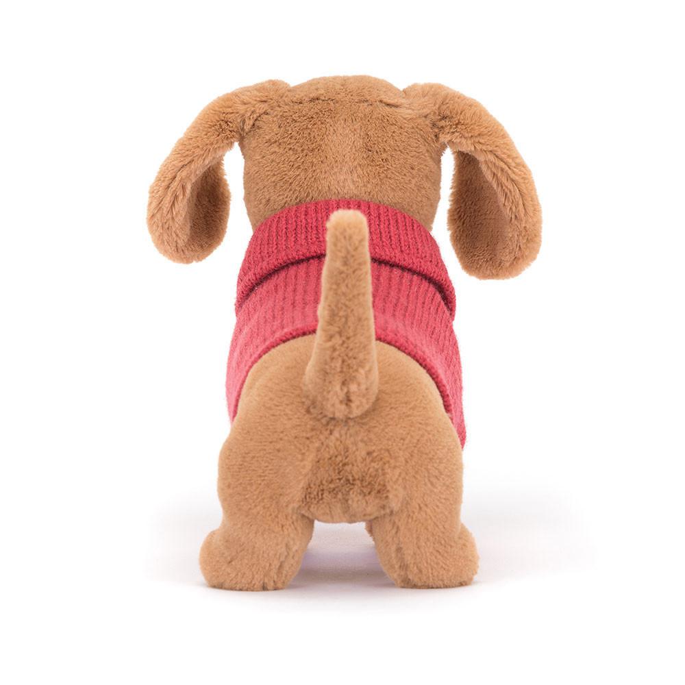 Animals Jellycat Sweater Sausage Dog 6.3in x 2.8in x 9.4in Marrom | México  0263XNOMD