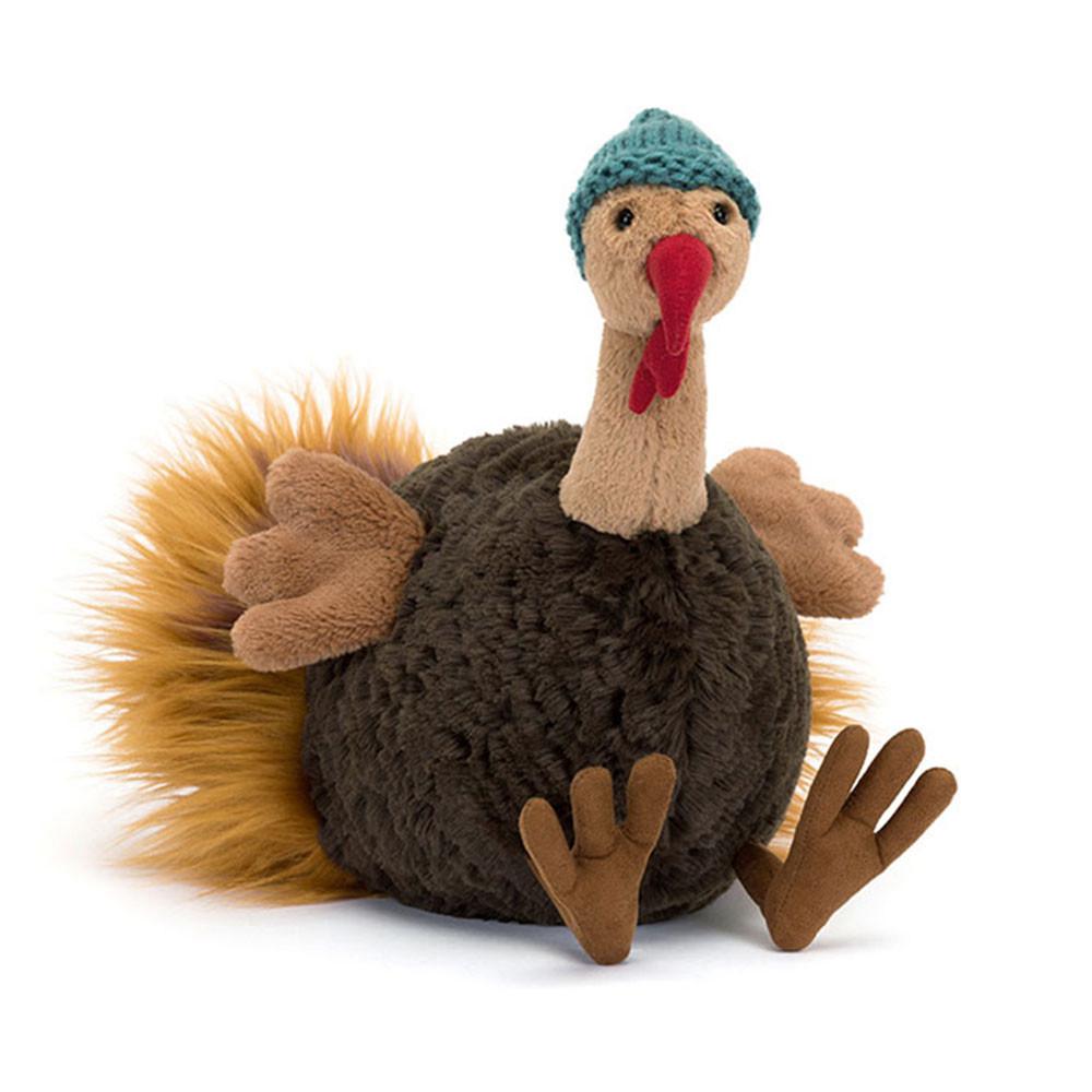 Animals Jellycat Theo Turkey 29cm x 14cm x 20cm Marrom | México  1034GJADC