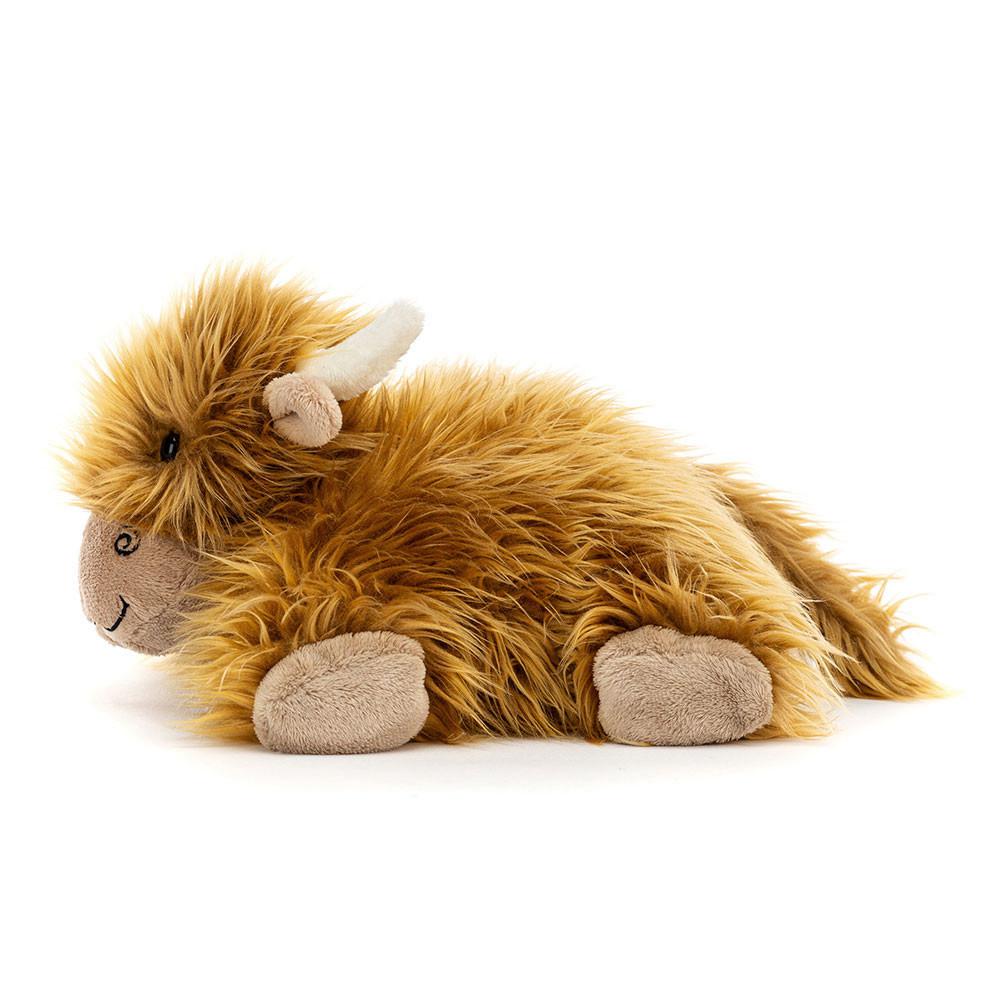 Animals Jellycat Truffles Highland Cow 6.3in x 14.2in x 9.1in Marrom | México  7012EKYQB