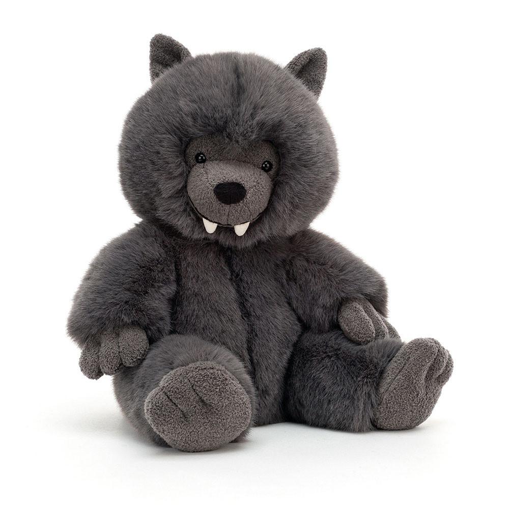 Animals Jellycat Wilf Wolf 28cm x 18cm x 12cm Grises | México  6375TIFYP