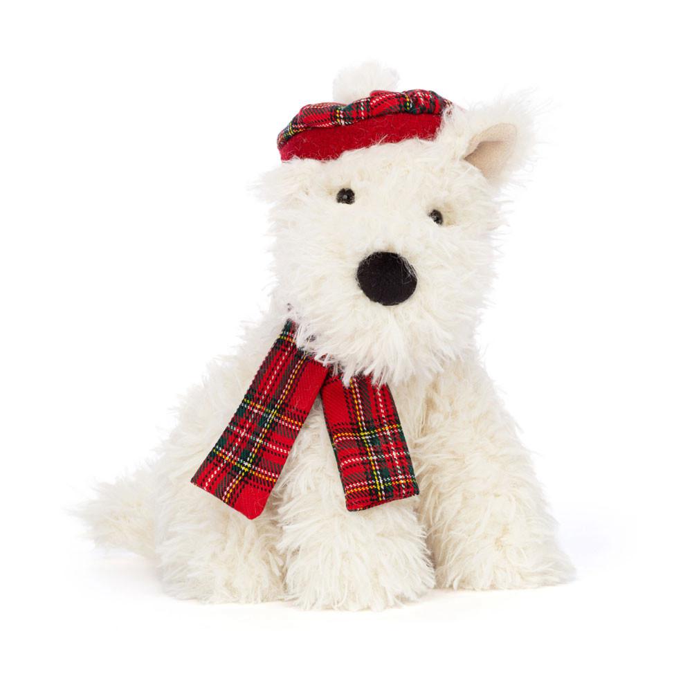 Animals Jellycat Winter Warmer Munro Scottie Dog 8.3in x 4.7in x 5.9in Blancos | México  2807GROTC