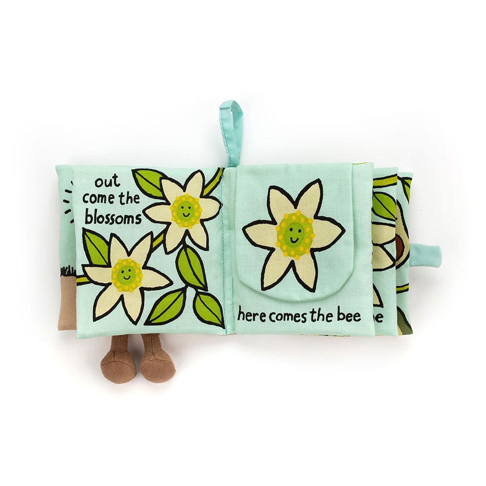 Baby & Books Jellycat Avocado Book 15cm x 15cm x 5cm Verdes | México  7301NFMXO