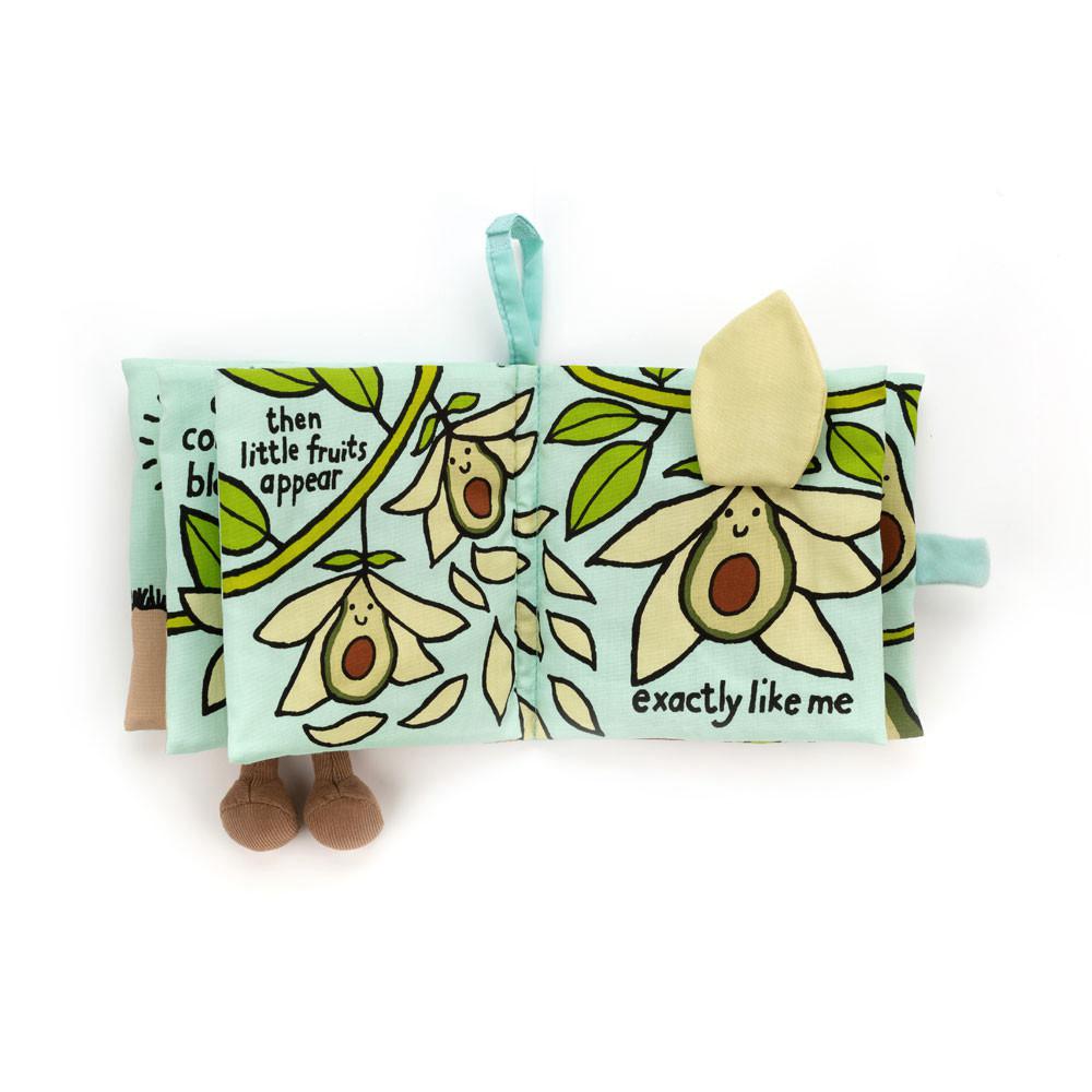 Baby & Books Jellycat Avocado Book 15cm x 15cm x 5cm Verdes | México  7301NFMXO