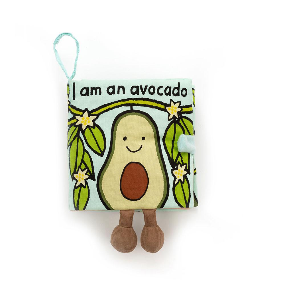 Baby & Books Jellycat Avocado Book 15cm x 15cm x 5cm Verdes | México  7301NFMXO