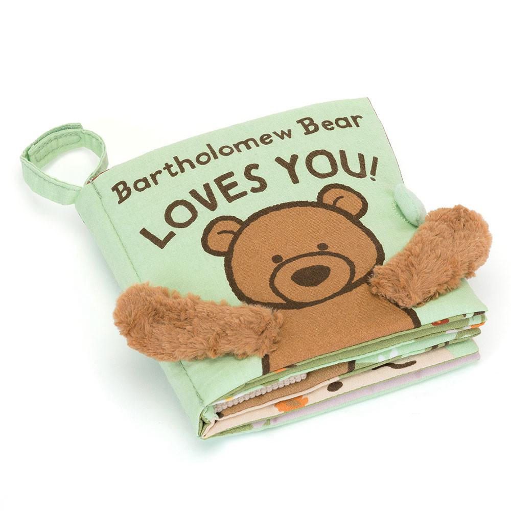 Baby & Books Jellycat Bartholomew Bear Loves You Book 15cm x 15cm x 5cm Marrom | México  7481KBSIW