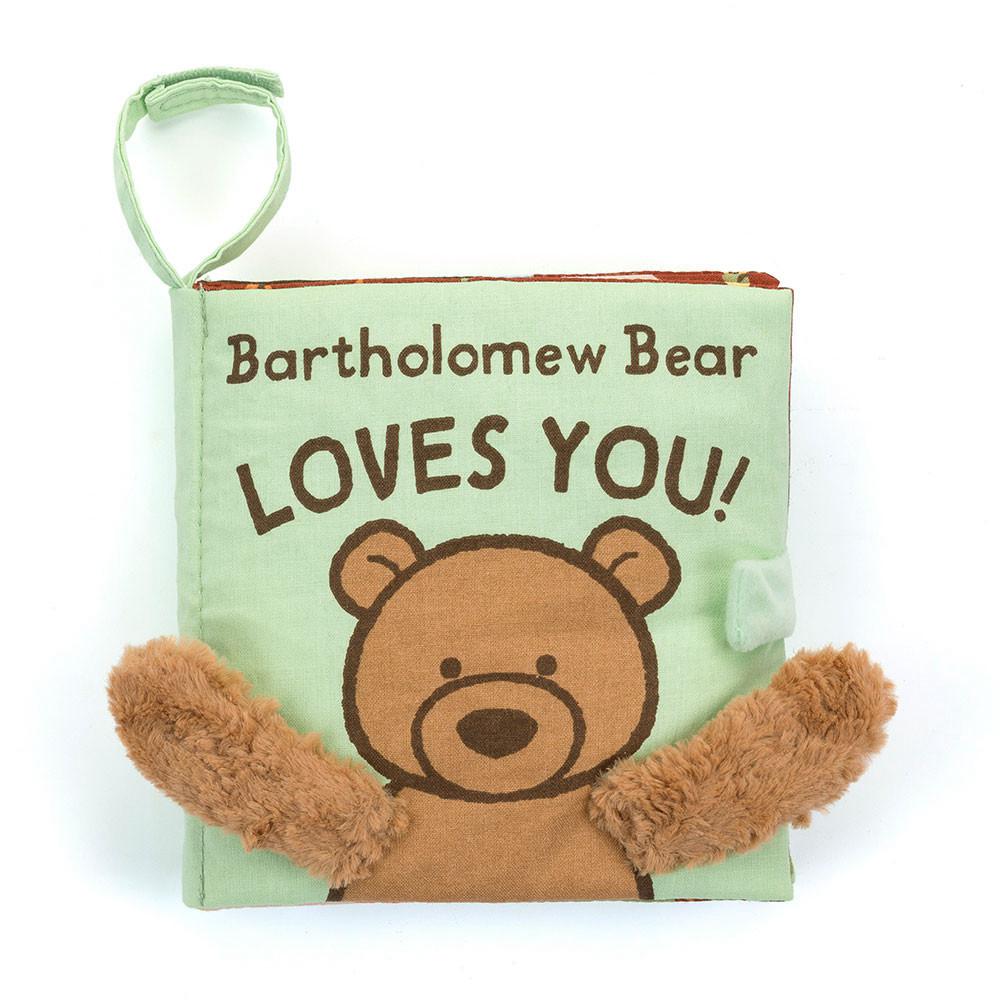 Baby & Books Jellycat Bartholomew Bear Loves You Book 15cm x 15cm x 5cm Marrom | México  7481KBSIW