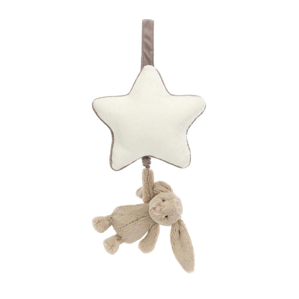 Baby & Books Jellycat Bashful Bunny Musical Pull 30cm x 20cm x 6cm Beige | México  5608PQGZB