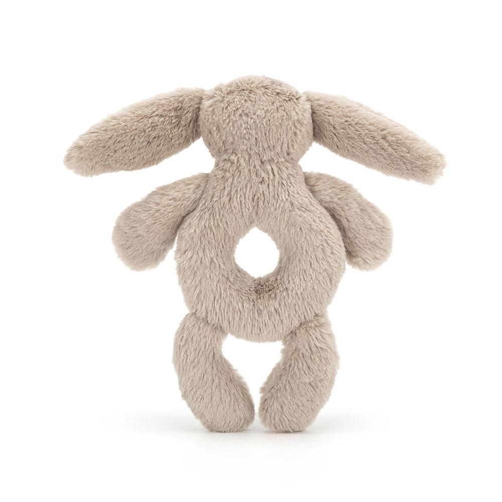 Baby & Books Jellycat Bashful Bunny Ring Rattle 18cm x 8cm x 2cm Beige | México  4926JGOKL