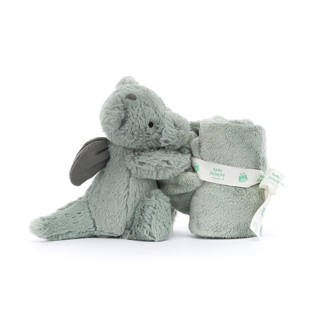 Baby & Books Jellycat Bashful Dragon Soother 15cm x 34cm x 34cm Verdes | México  1932MWPTL