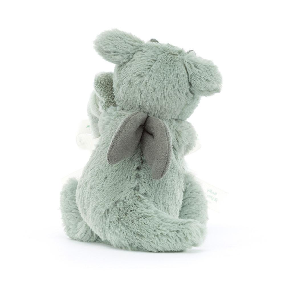 Baby & Books Jellycat Bashful Dragon Soother 15cm x 34cm x 34cm Verdes | México  1932MWPTL