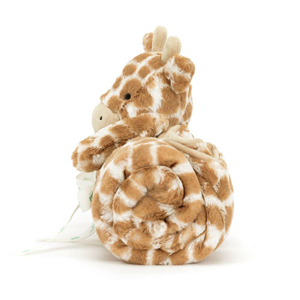 Baby & Books Jellycat Bashful Giraffe Blankie 27cm x 20cm x 7cm Naranjas | México  5810LBOIM