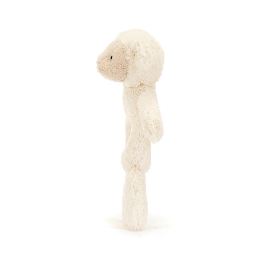 Baby & Books Jellycat Bashful Lamb Ring Rattle 18cm x 8cm x 2cm Blancos | México  3825PTUWF