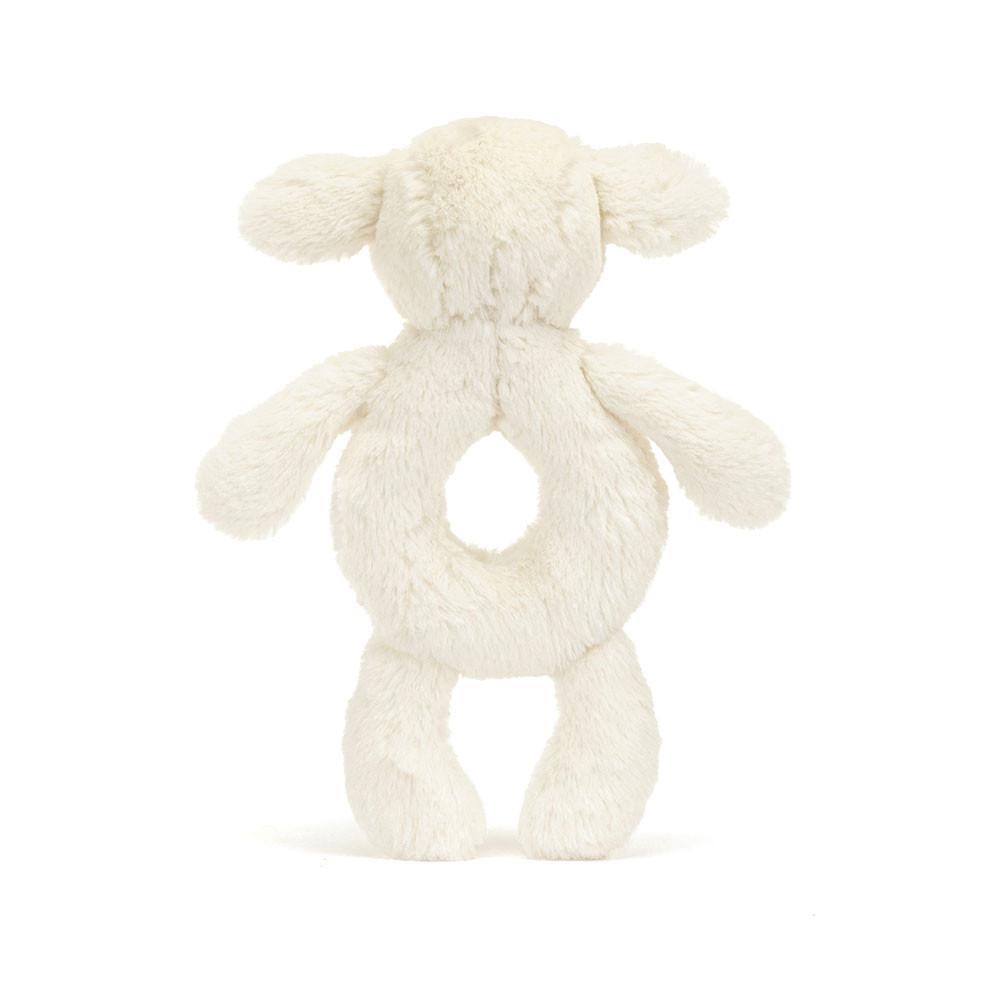 Baby & Books Jellycat Bashful Lamb Ring Rattle 18cm x 8cm x 2cm Blancos | México  3825PTUWF