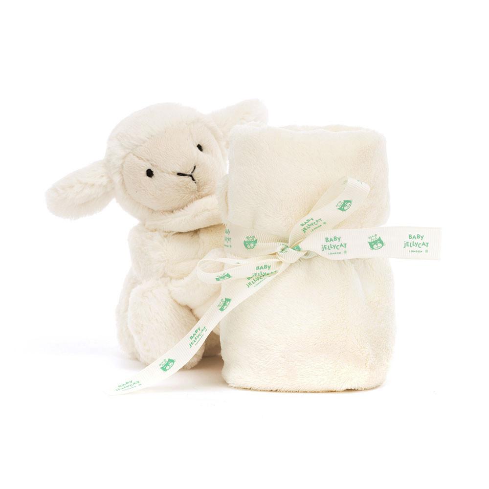 Baby & Books Jellycat Bashful Lamb Soother 15cm x 34cm x 34cm Blancos | México  1568ERPSH