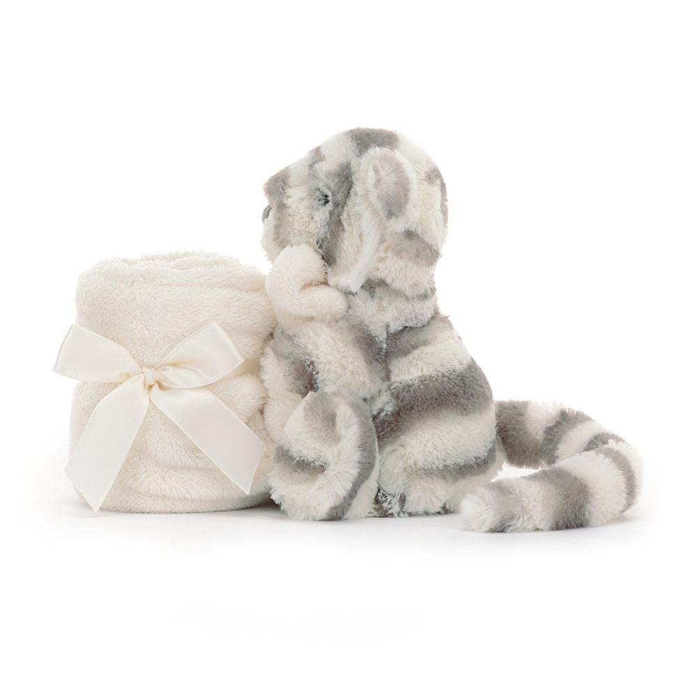 Baby & Books Jellycat Bashful Snow Tiger Soother 15cm x 34cm x 34cm Grises | México  3601OMZTS