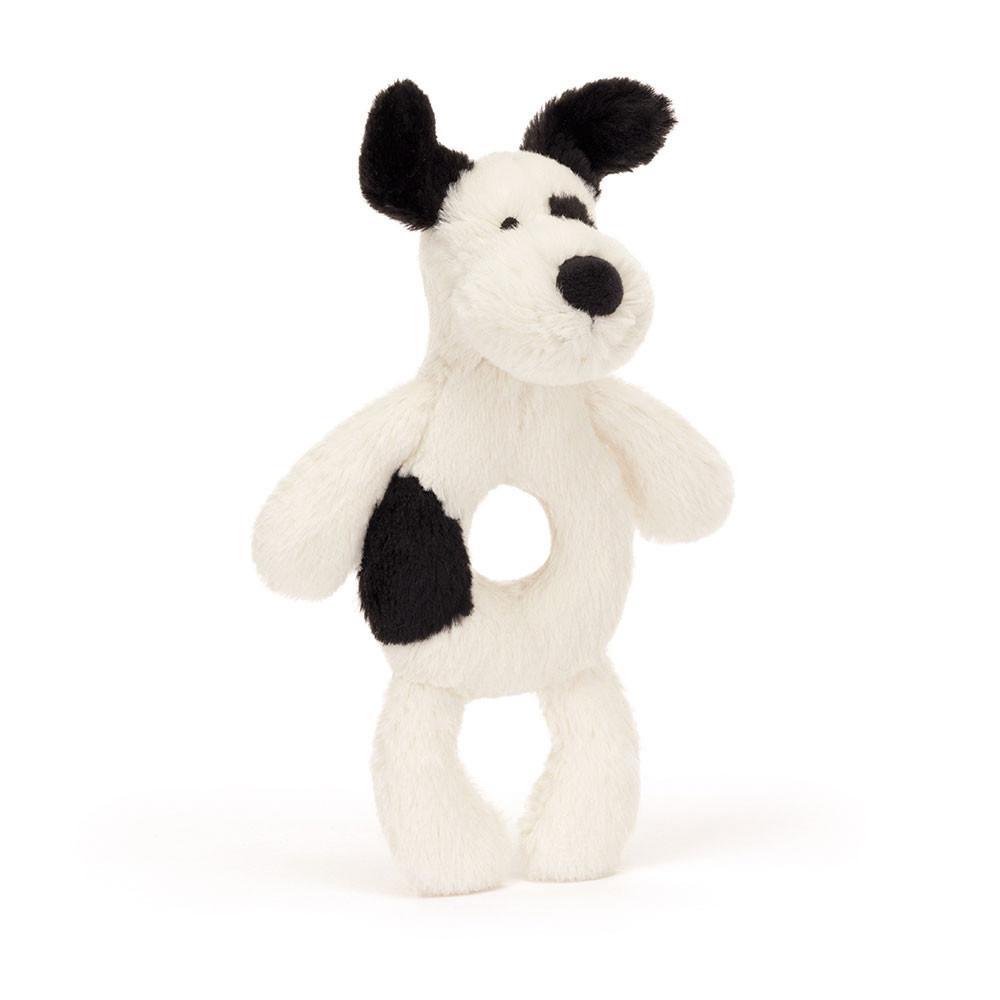 Baby & Books Jellycat Bashful & Cream Puppy Ring Rattle 18cm x 8cm x 2cm Blancos | México  3204OJILQ
