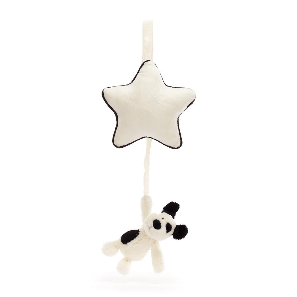 Baby & Books Jellycat Bashful & Cream Puppy Musical Pull 30cm x 20cm x 6cm Blancos | México  1582PXFKJ