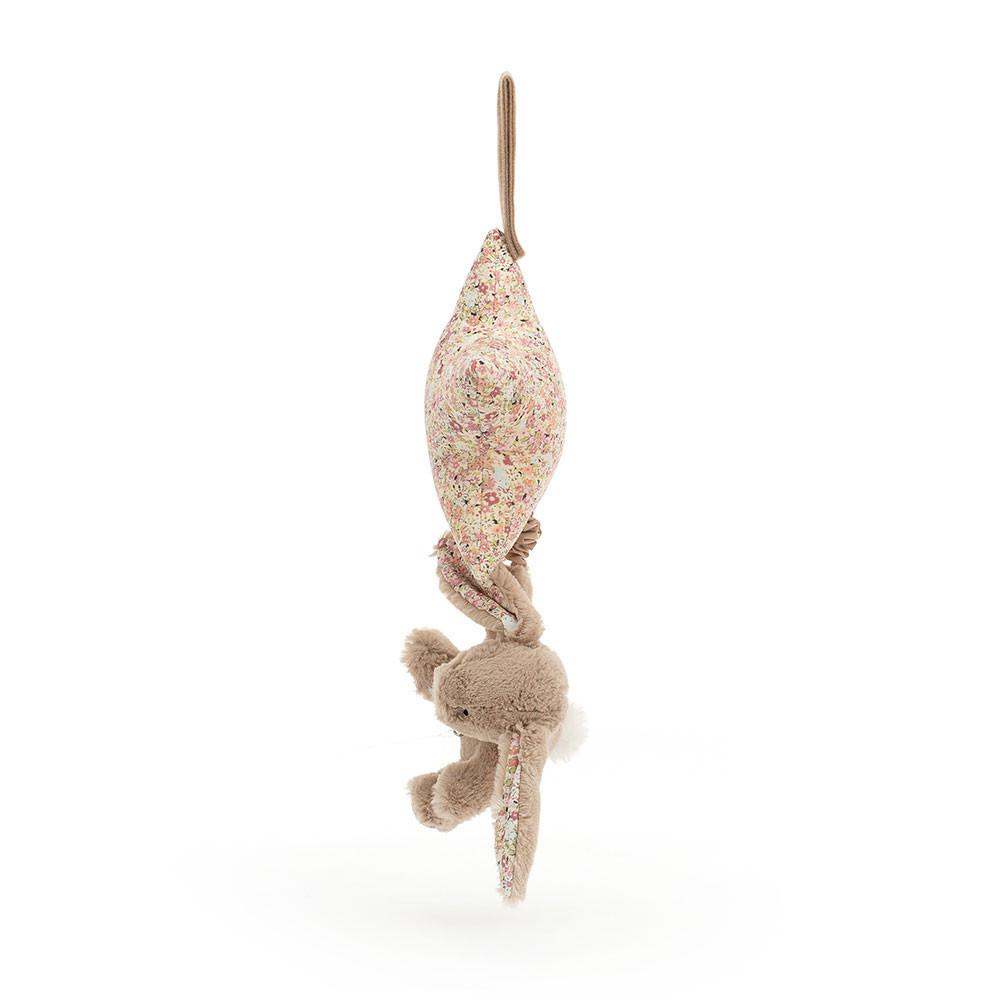Baby & Books Jellycat Blossom Bea Bunny Musical Pull 30cm x 19cm x 3cm Beige | México  8396KESPO