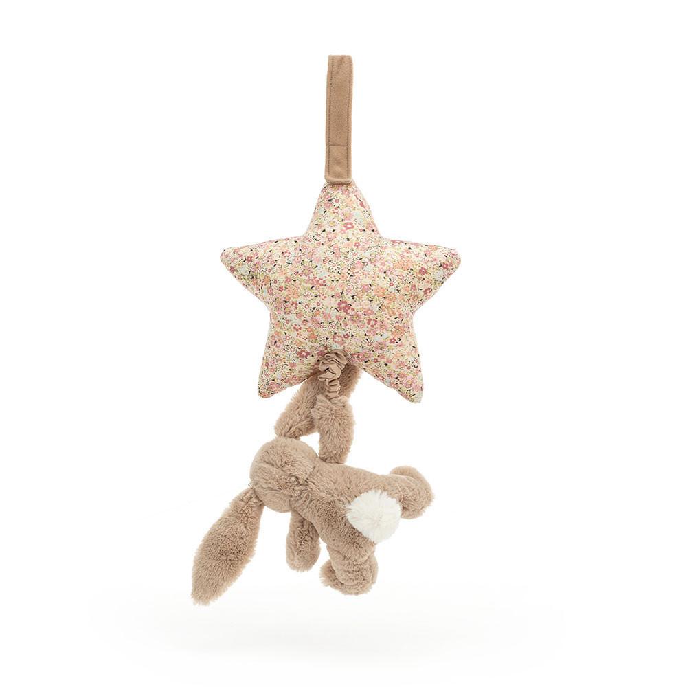Baby & Books Jellycat Blossom Bea Bunny Musical Pull 30cm x 19cm x 3cm Beige | México  8396KESPO