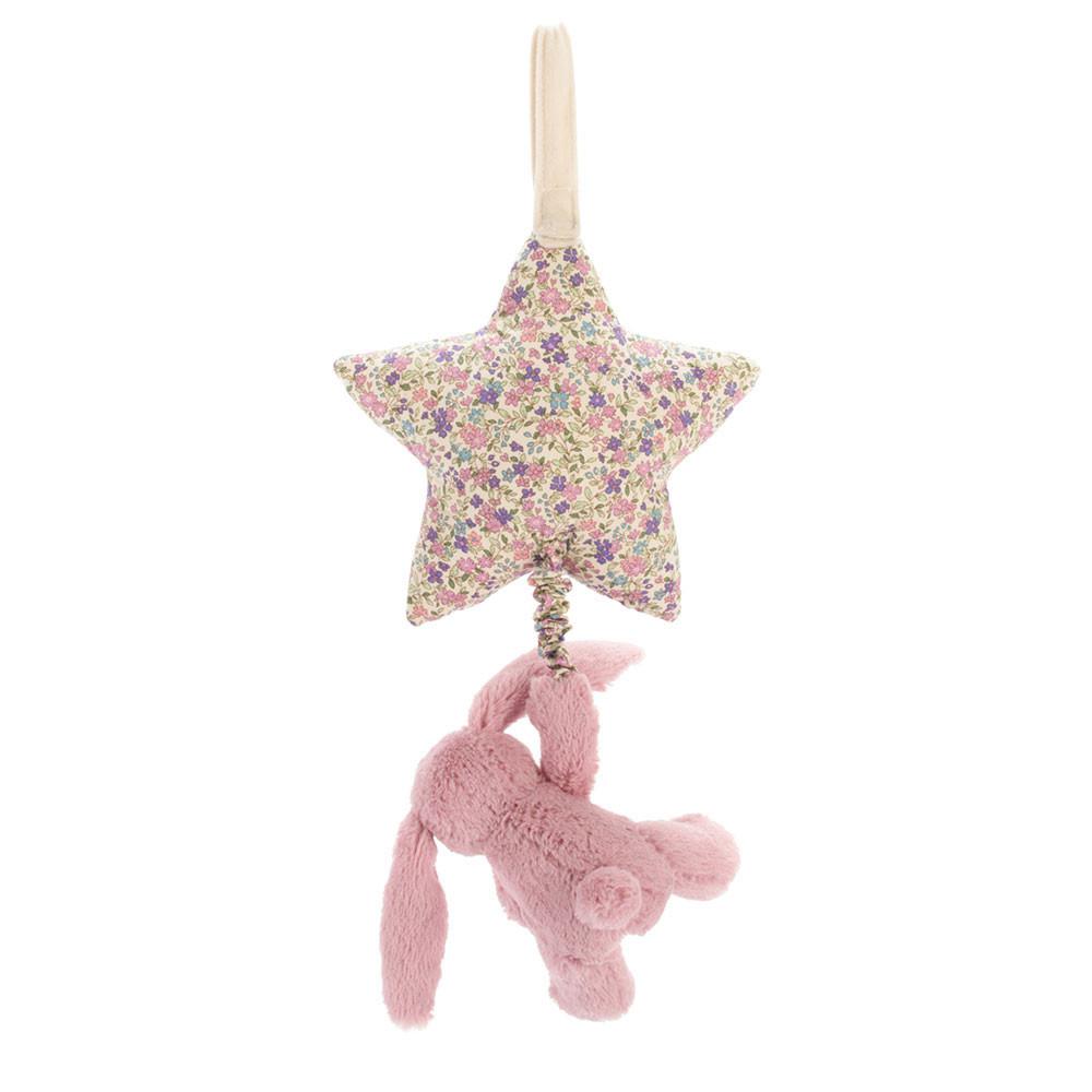 Baby & Books Jellycat Blossom Tulip Bunny Star Musical Pull 30cm x 19cm x 3cm Rosas | México  4905UFNWD