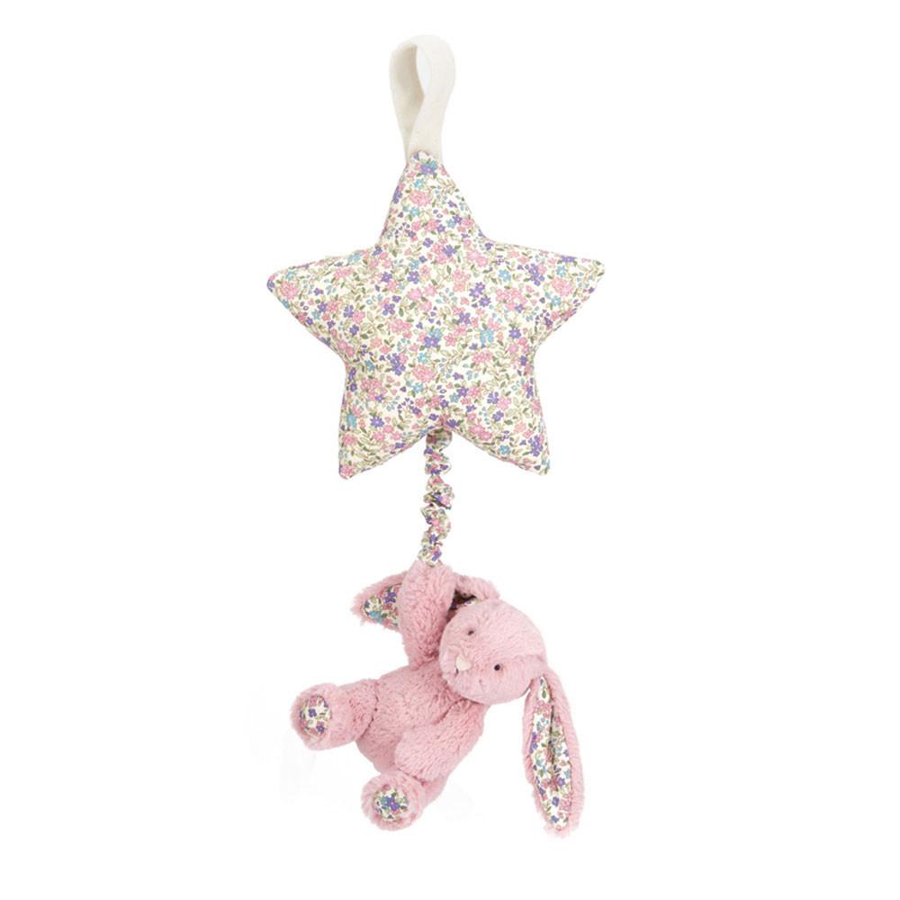 Baby & Books Jellycat Blossom Tulip Bunny Star Musical Pull 30cm x 19cm x 3cm Rosas | México  4905UFNWD