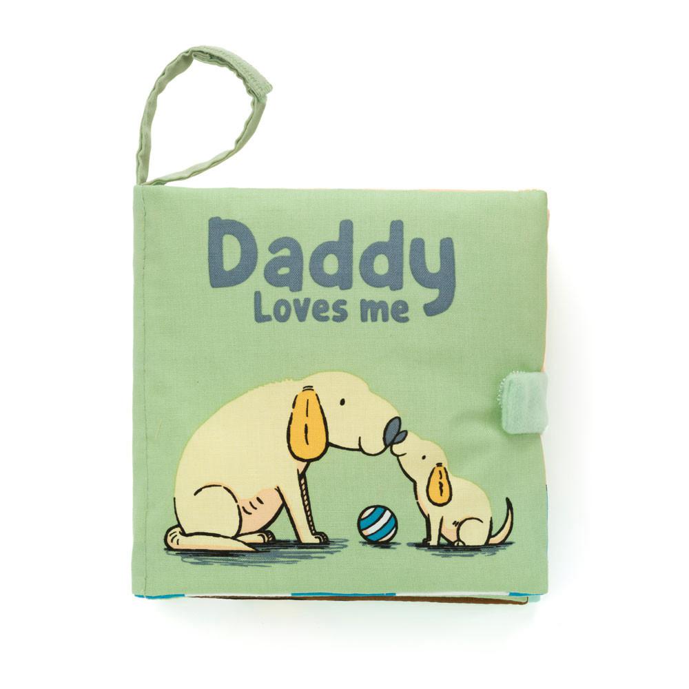Baby & Books Jellycat Daddy Loves Me Book 15cm x 15cm x 5cm Verdes | México  1902YMGOI