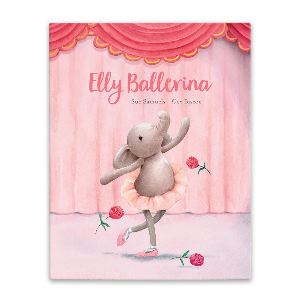 Baby & Books Jellycat Elly Ballerina Book and Dancing Darcey Elephant Grises | México  7215SHFZY