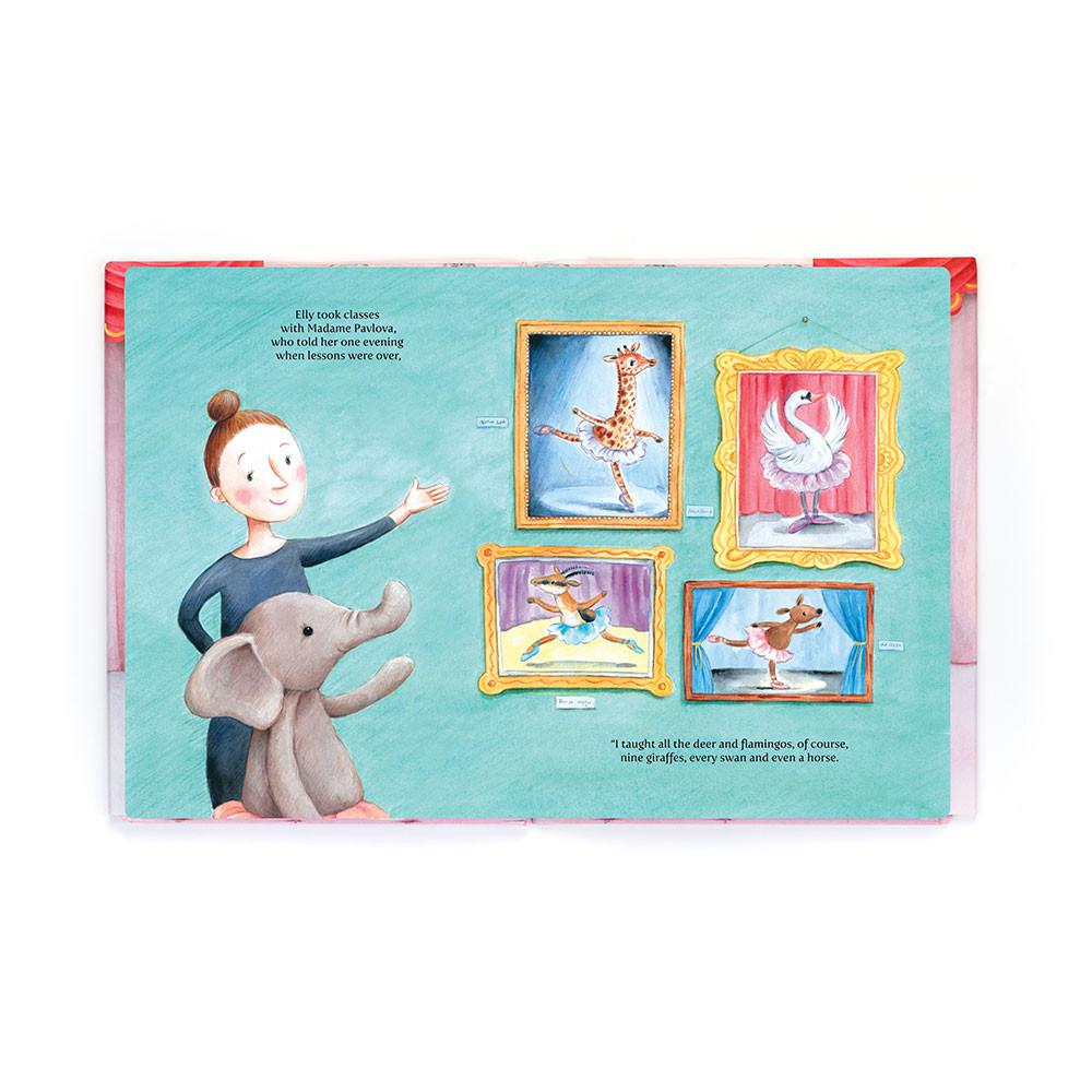 Baby & Books Jellycat Elly Ballerina Book 29cm x 22cm x 1cm Rosas | México  4832BOMGX