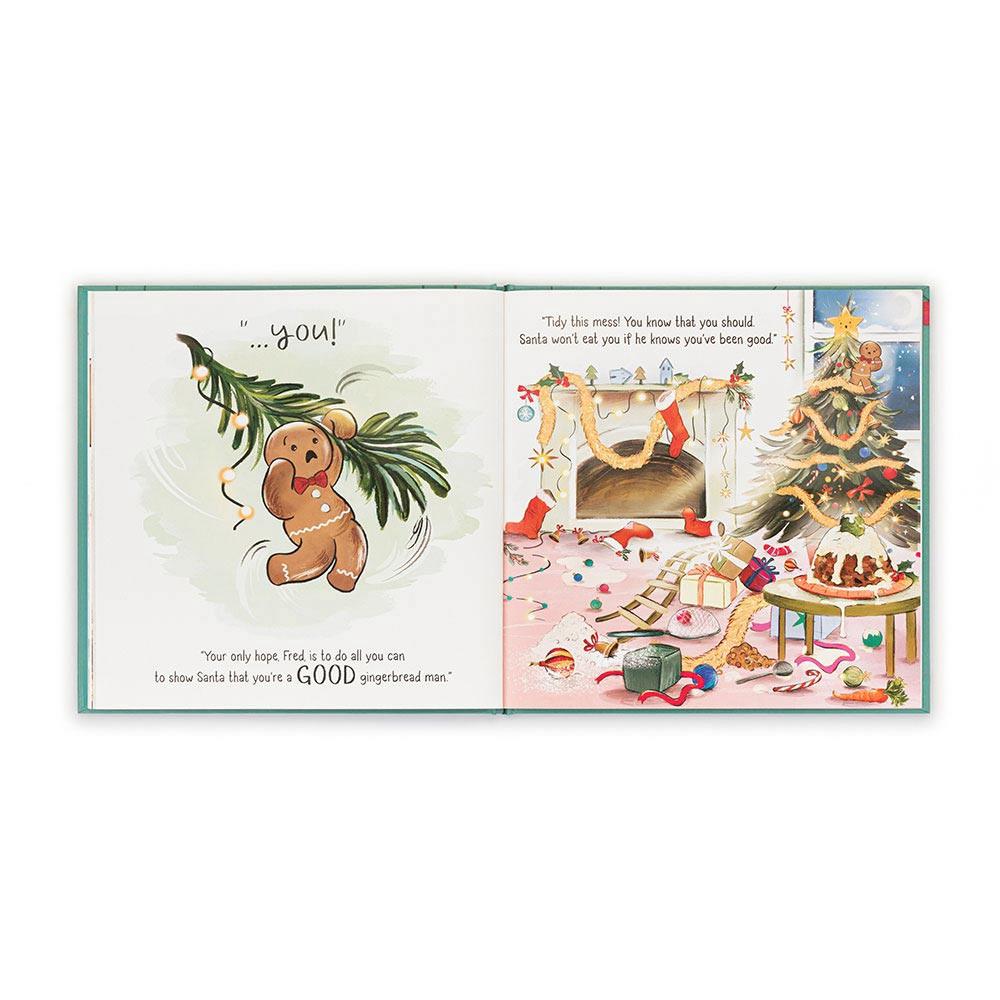 Baby & Books Jellycat Gingerbread FBook 25cm x 25cm x 1cm Marrom | México  2354IBDGM