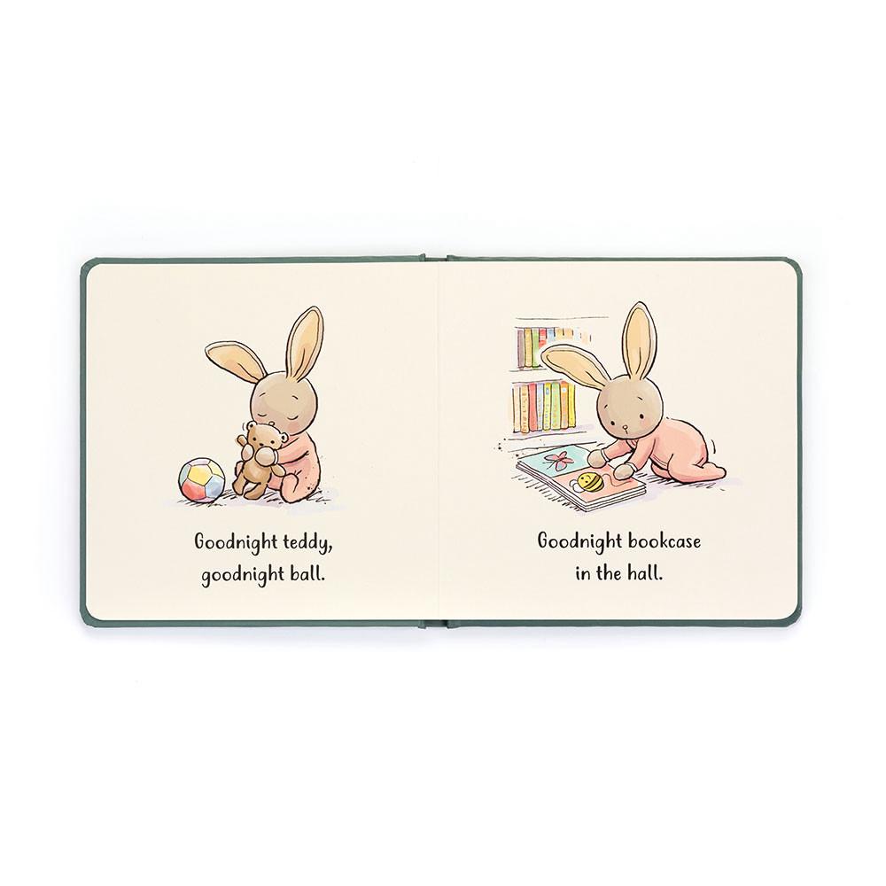 Baby & Books Jellycat Goodnight Bunny Book 19cm x 19cm x 2cm Azules | México  1806LFSCE