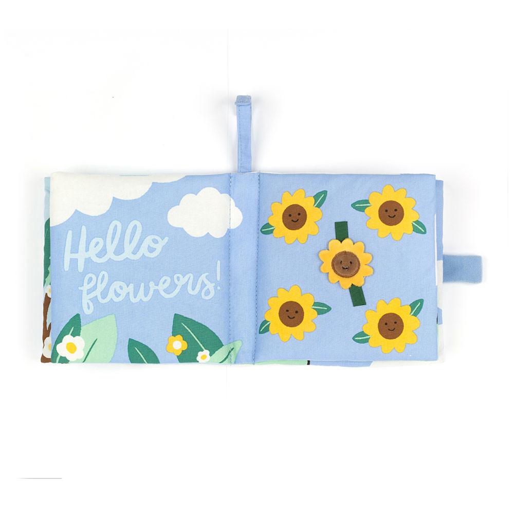 Baby & Books Jellycat Hello Sun Fabric Book and Sun Medium Amarillos | México  7603IUAKP