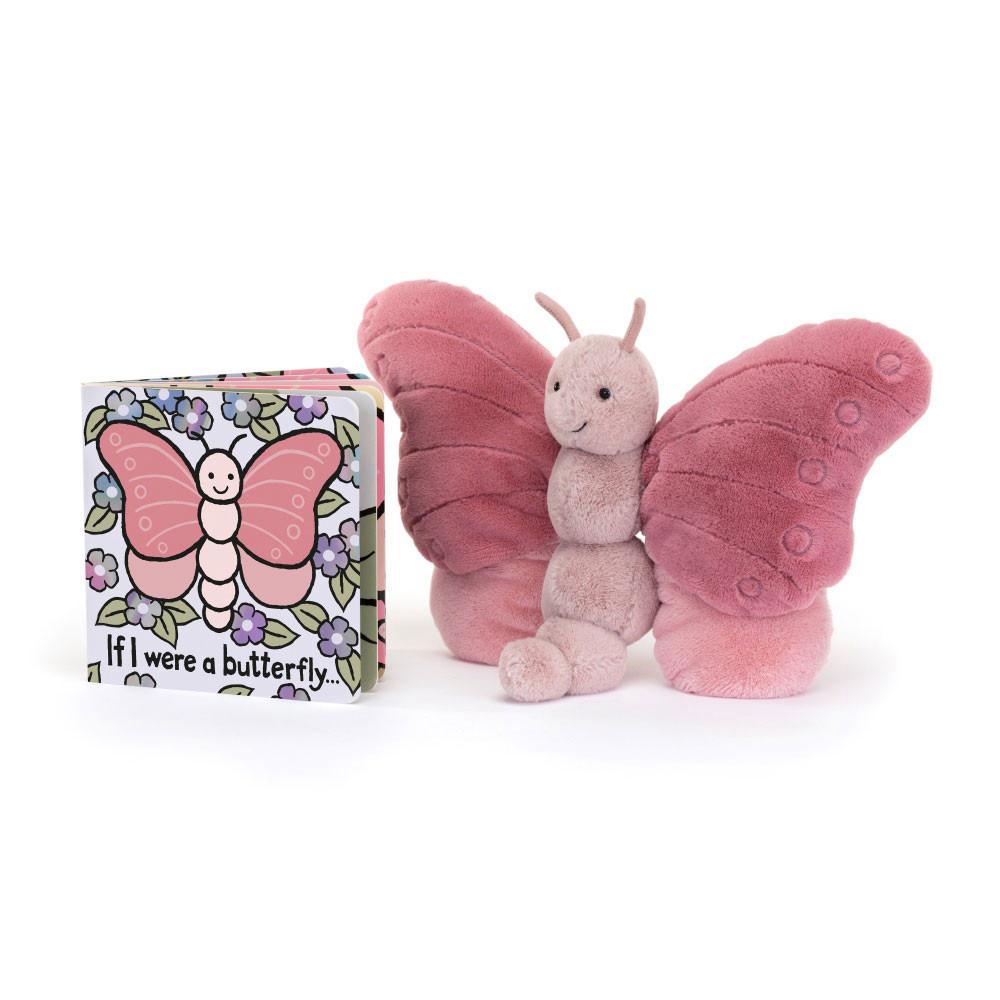 Baby & Books Jellycat If I Were A Butterfly Book and Beatrice Butterfly Rosas | México  7804TDZQO