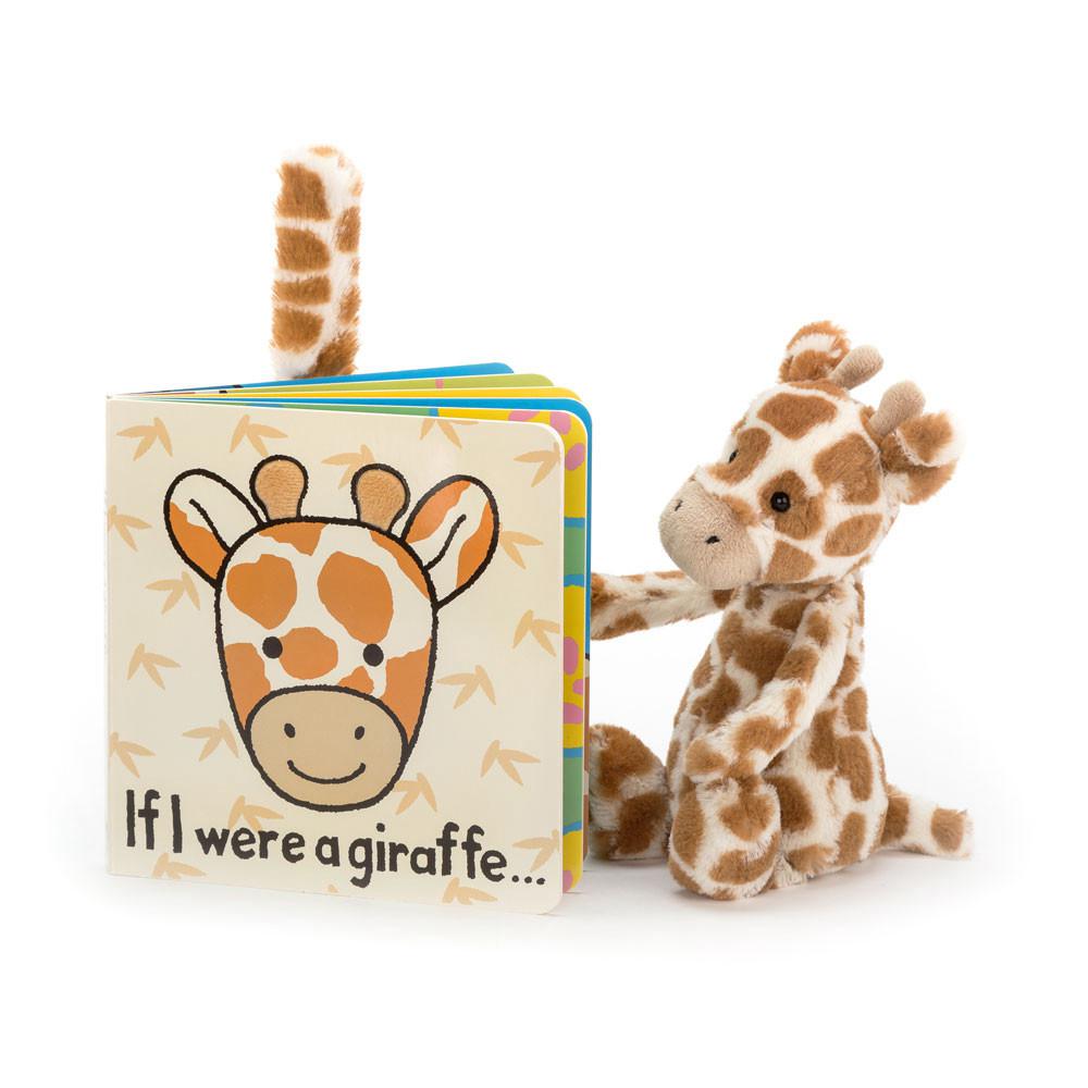 Baby & Books Jellycat If I Were A Giraffe Book and Bashful Giraffe Small Naranjas | México  3820BMREJ