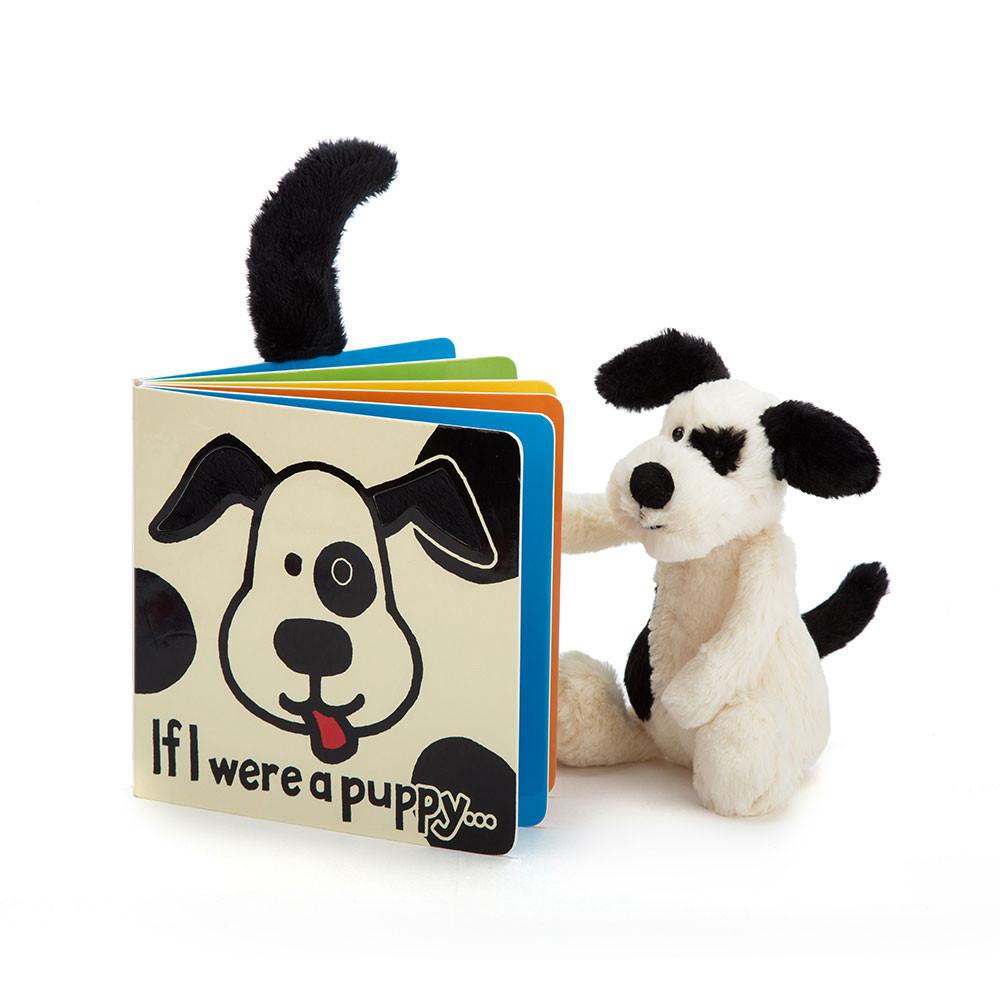 Baby & Books Jellycat If I Were A Puppy Book and Bashful Puppy Small Blancos | México  0286ONSAG