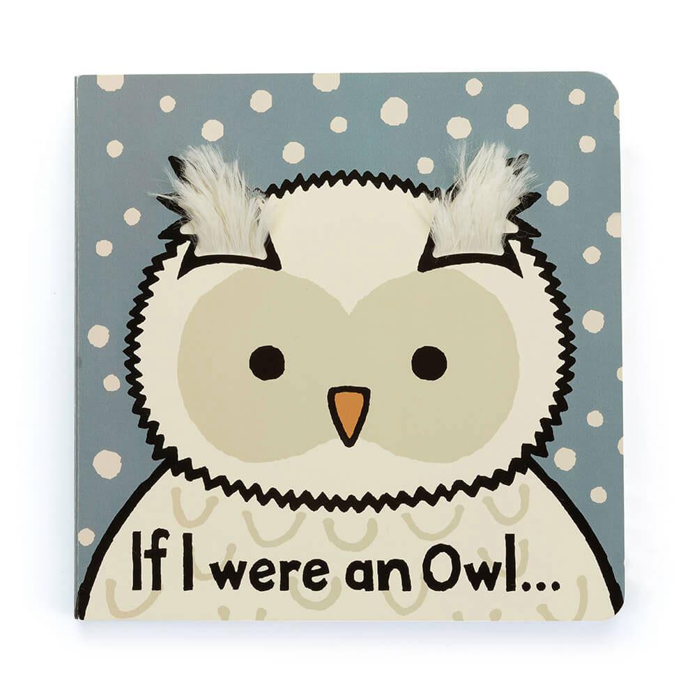 Baby & Books Jellycat If I Were an Owl Board Book 15cm x 15cm x 2cm Grises | México  1326YAGUM