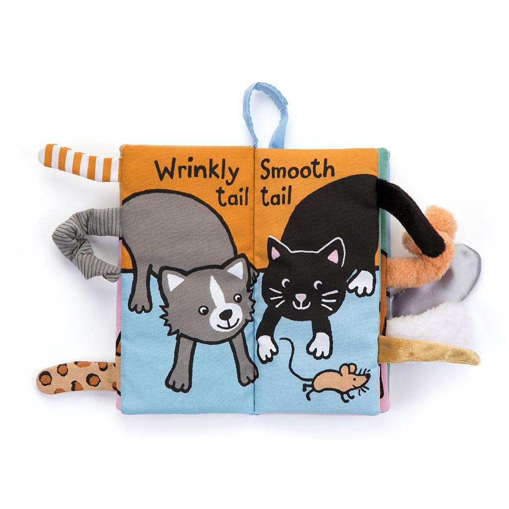 Baby & Books Jellycat Kitten Tails Activity Book 22cm x 13cm x 5cm Azules | México  9816GPWZL