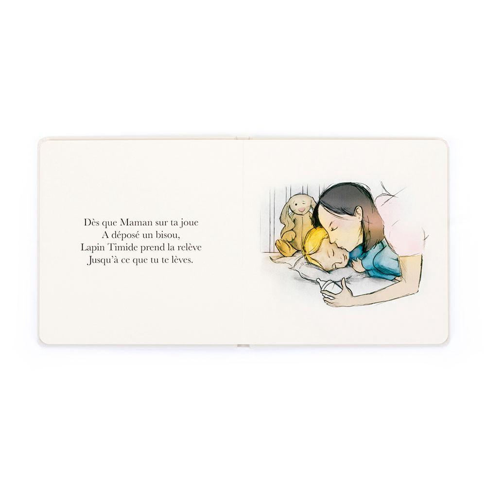 Baby & Books Jellycat Lapin Timide Veille Sur Tes Nuits Livre 19cm x 19cm x 2cm Blancos | México  2075NVQJR